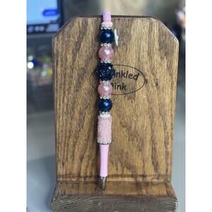 3-17  Handcrafted Extended Length Beaded Pen w/ Refill Ink